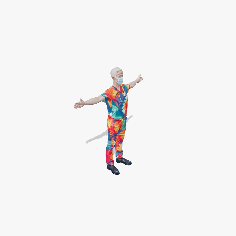 Vibrant Medical Attire model pack
